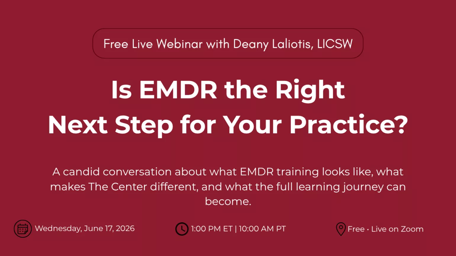 Free Webinar